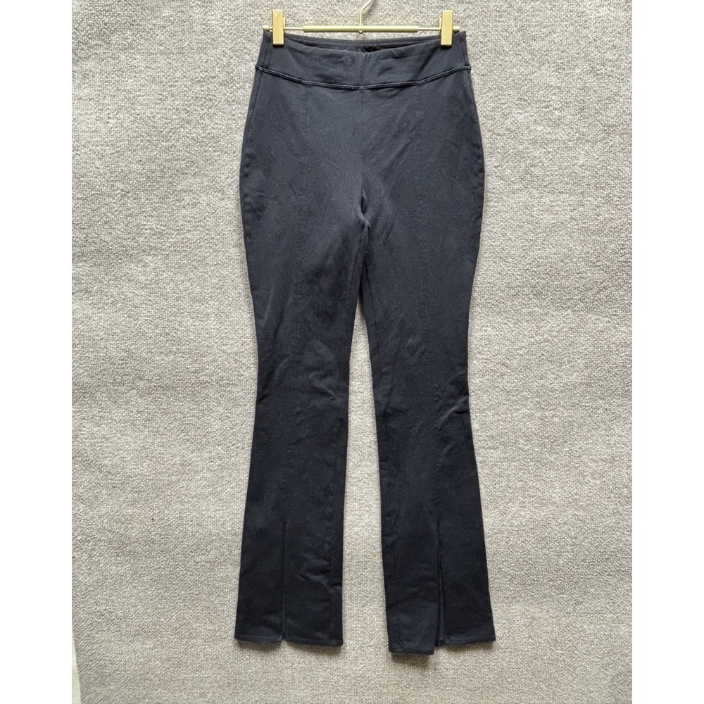 Alo Yoga Airbrush High-Waisted‎ Flutter Leggings Womens Medium Black Flared Leg